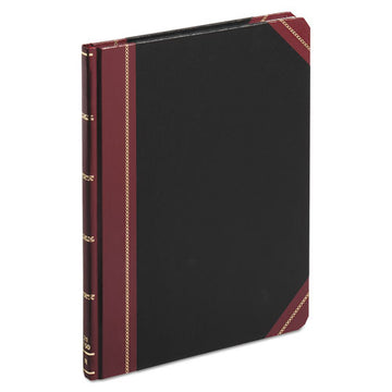 Boorum & Pease® Extra-durable Bound Book, Single-page 5-column Accounting, Black-maroon-gold Cover, 10.13 X 7.78 Sheets, 150 Sheets-book freeshipping - TVN Wholesale